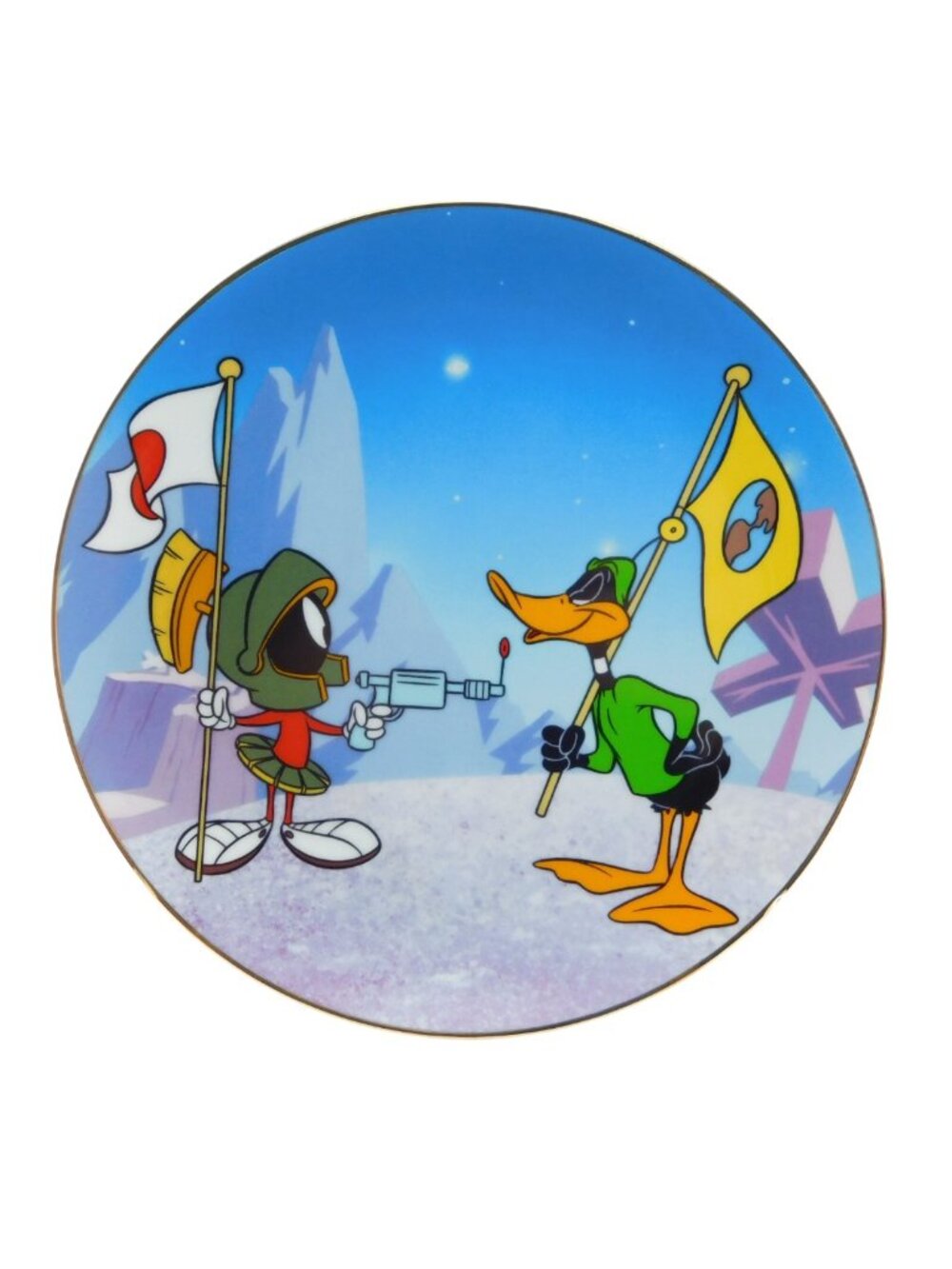 DUCK DODGERS 24th 1/2 Century Plate Warner Bros. Limited Edition Art